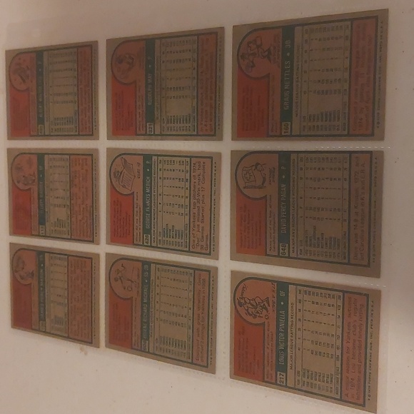 1975 Topps New York Yankees Trading Cards - Picture 6 of 12